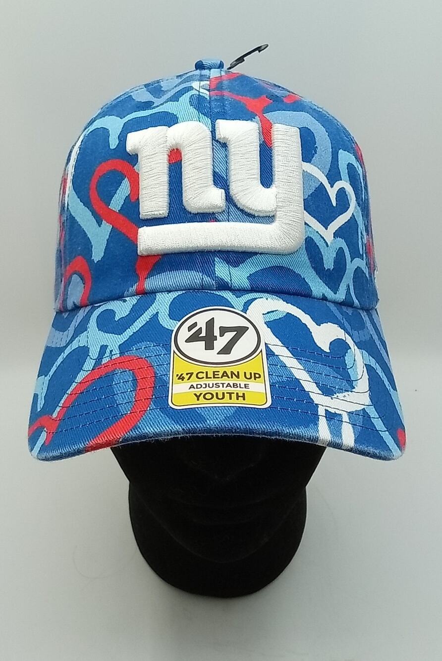 New York Giants '47 Brand Clean Up Mural Youth Girls Cap Adjustable